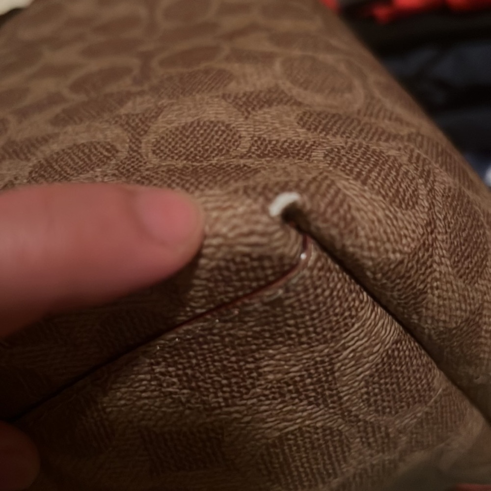 Coach Brown and Tan Tote Bag - Picture 11 of 12